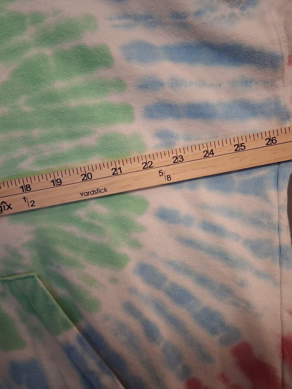 Lucky Brand Women's Tie-Dye Hoodie Size XL Hippie 70's Grateful Dead style - Picture 6 of 6